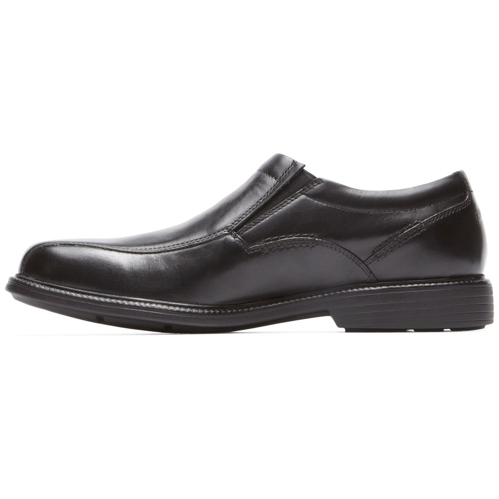 Rockport Singapore Mens Slip-On - Charles Road Black - QF5790138